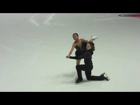 2020 Canadian Tire Figure Skating Championships. Novice Ice dance warm up. Group 3.