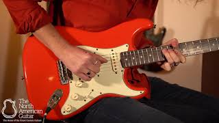 Video thumbnail for Macmull S-Classic Electric Guitar, Fiesta Red, Played by Brian Love (Part One) by Carter Vintage Backstage