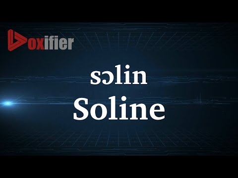 How to Pronunce Soline in French - Voxifier.com
