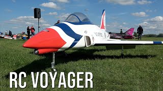 Big RC Turbine Jet Voyager Sport Amazing Aerobatic Flight