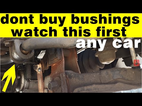 dont buy sway bar bushings ever again just do this and problem fixed any make/year/model