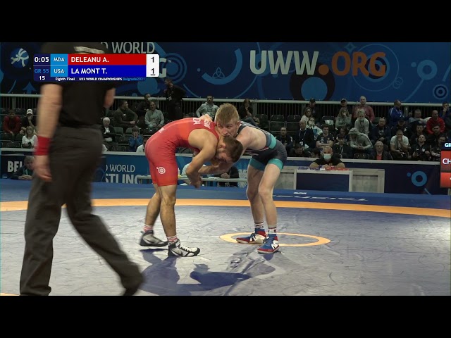 1564 | 15 | U23 GR 55kg | 1/8 Final | DELEANU Artiom (MDA) | LA MONT Taylor Craig (USA)