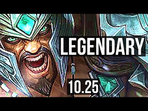 TRYNDAMERE vs GRAVES (TOP) | 7 solo kills, Legendary, 600+ games | BR Challenger | v10.25