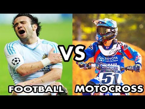 MOTOCROSS VS FOOTBALL - [HD]
