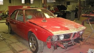 BMW E24 renovation tutorial video