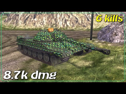 T-22 medium • 6 frags • 8.7k dmg • WoT Blitz