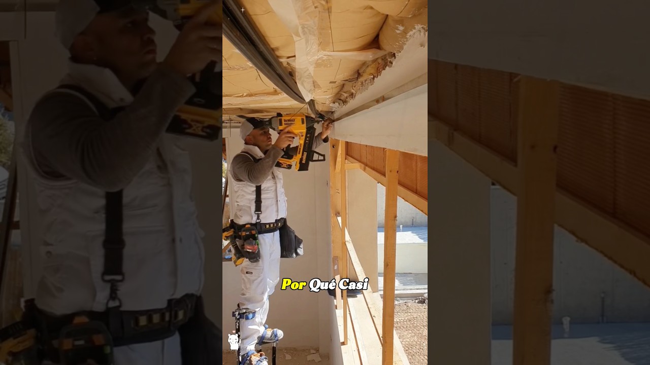 Why Isn’t This Drywall Method Common in the U.S.? #fyp #drywall #construction #diy #home