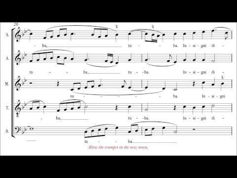 Palestrina | Exsultate Deo [á 5; The Cambridge Singers | 1,000 Sub Special video]