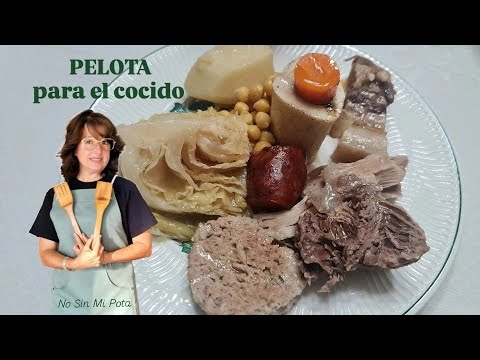 PELOTA o PILOTA para el cocido o escudella. La que hacía mi abuela 🤶