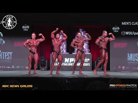 2022 NPC USA Championships Classic Physique Overall Comparison & Awards Video