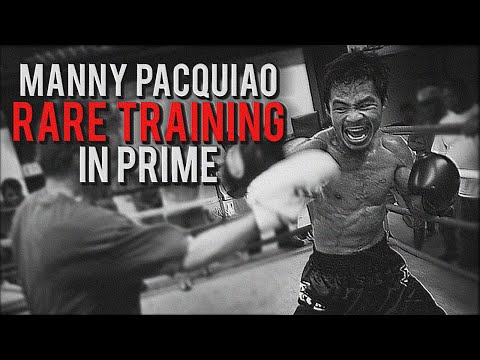 Manny Pacquiao RARE Training In Prime