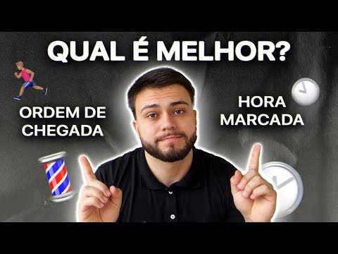 BARBEARIA COM ORDEM DE CHEGADA OU HORÁRIO MARCADO? 🤔⏰