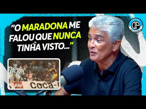 GOLAÇO DE VOLEIO DO BEBETO ASSUSTOU O MARADONA