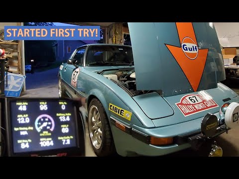 FIRST START! 12a Rotary Engine Holley Sniper EFI - Holley Sniper PT-6