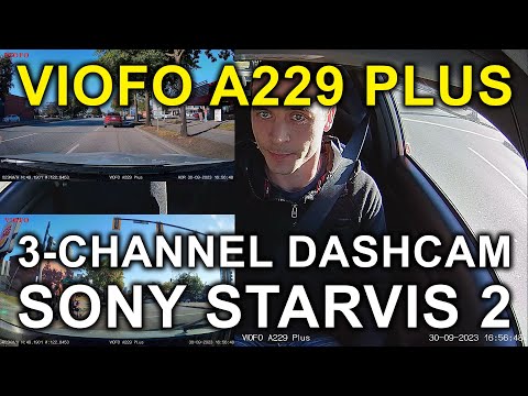 مراجعة كاميرا Viofo A229 Plus! كاميرا سيارة ثلاثية القنوات بدقة 2K مزودة بمستشعري صور Sony Starvis 2