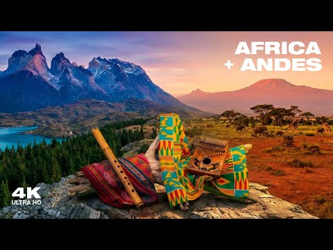 Ambient World Fusion | Mbira & Quena | Focus & Inspiring Music 4K