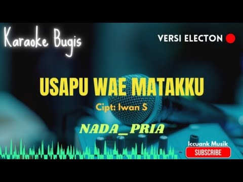Usapu wae matakku _ Iwan S _ Karaoke bugis electon