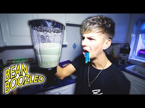 This is What Happens When You Blend BEAN BOOZLED & Drink it (Do Not Try This) **VOMIT WARNING** Video