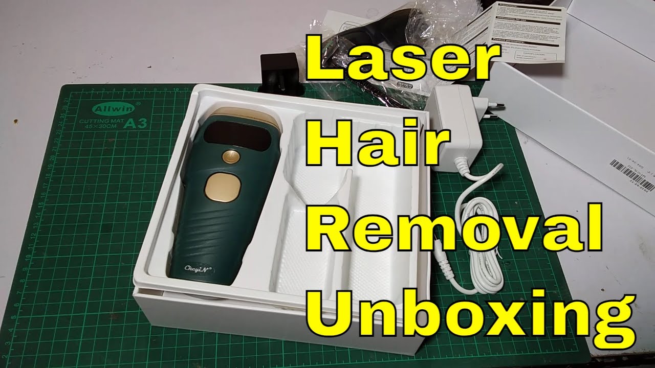 Unboxing CkeyiN 990,000 Flashes IPL Permanent Hair Removal Device - daraz unboxing