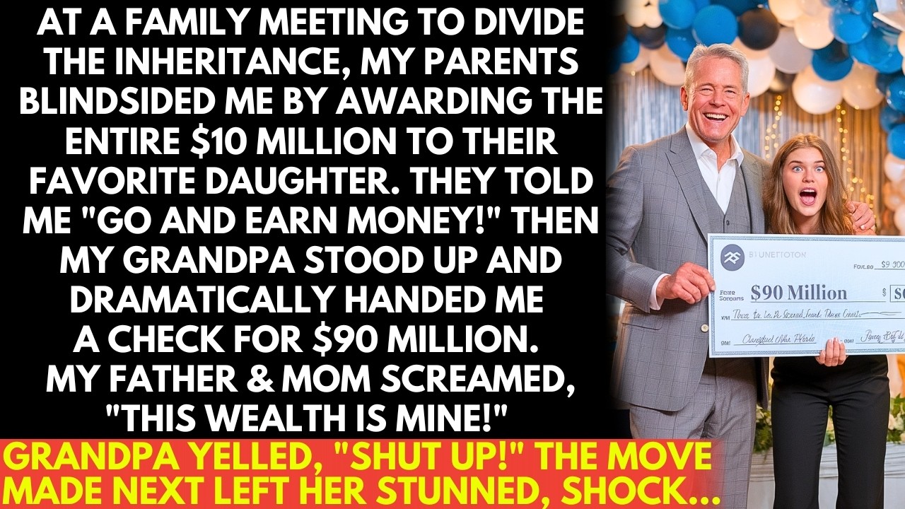 My parents Gave $10 Million To My sister And Told Me To Earn My Own Money! Then Grandpa Gave Me...