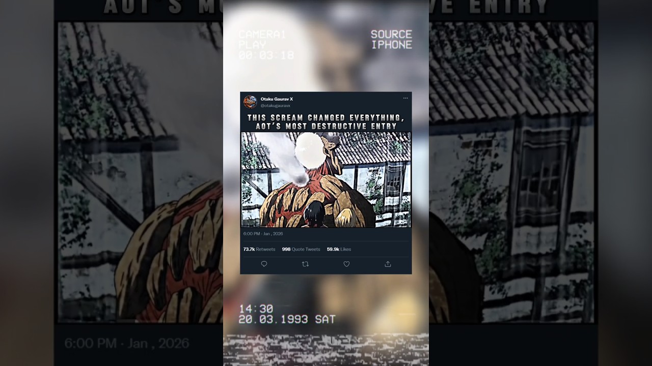 AOT's This Scream Changed Everything | AOT’s Most Destructive Entry