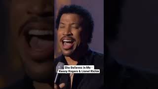 She Believes in Me - Kenny Rogers duet with Lionel Richie (Live Show in the Crossroads)