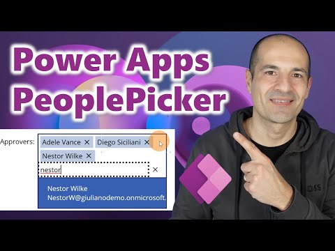 How to create a People Picker in Power Apps How to create a People Picker in Power Apps