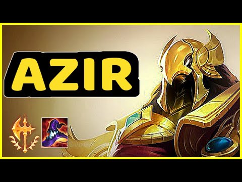 AZIR VS SERAPHINE MID GAMEPLAY