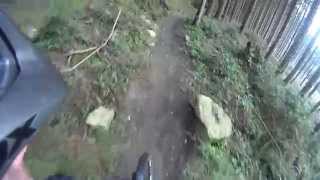 preview picture of video 'Rostrevor MTB trails - Red trail - Home Run'
