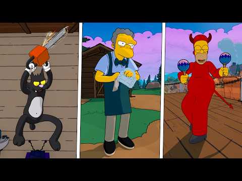 Fortnite All Simpsons Bosses & Mythic Weapons Locations Guide (v38.10)