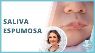 Saliva espumosa na boca do bebê - é normal? | MACETES DE MÃE