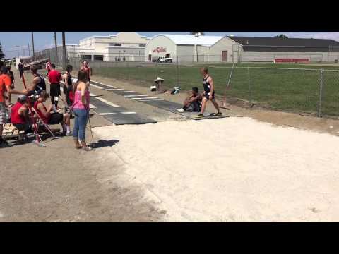 Coy Parker Varsity Long Jump Corning Invitational 2015