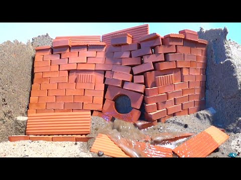 Emergency water discharge from the model dam failure