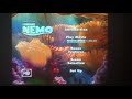 Finding Nemo 2003 Dvd Menu Disc 1