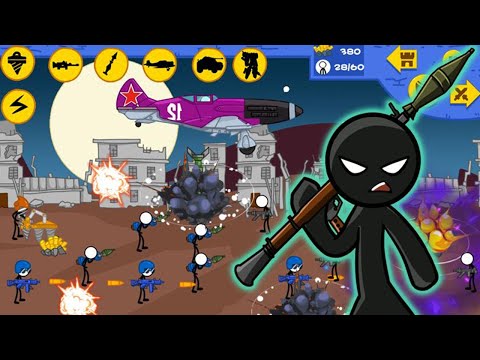 STICKMAN MODERN TOTAL WAR - Walkthrough Gameplay Part 2 - New Stick War Game 2021 (iOS Android)1