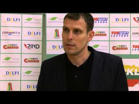 Gargždų SC treneris A.Mineikis po rungtynių su Kauno KTU