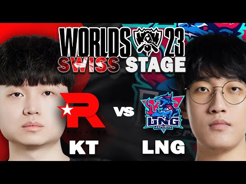 Richtig SCHÖNES Game! | Game 1 | KT vs LNG | WORLDS 2023 SWISS STAGE