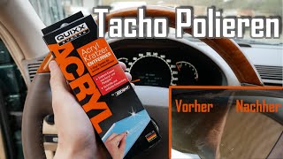 Tachoscheibe Kratzer entfernen || Tacho Polieren || Günstig & Einfach
