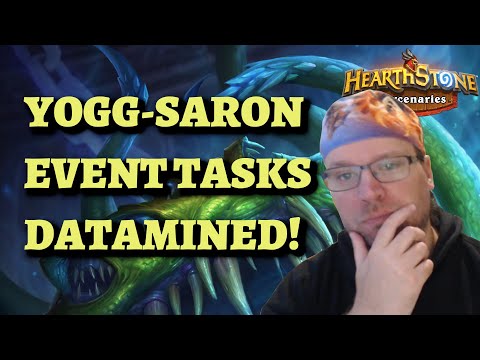 YOGG-SARON EVENT TASKS DATAMINED! (Hearthstone Mercenaries)