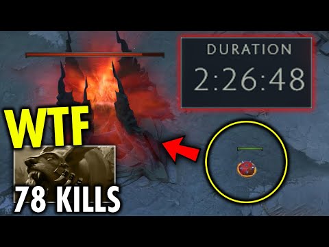 WTF 78Kills Ursa vs One Shot Throne Techies in Crazy 2hours Game