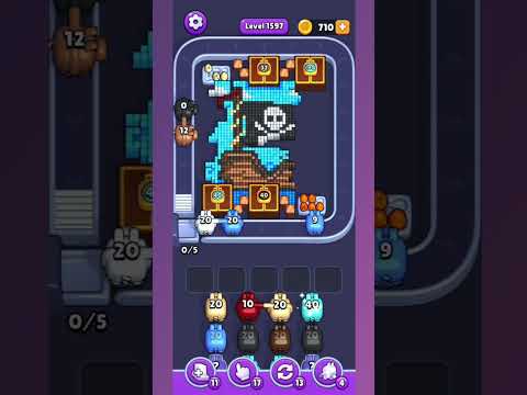 Walkthrough de Pixel Flow Nivel 1597