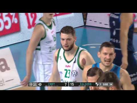 LKL league. BC "Prienai CBET" 72 vs 96 BC "Zalgiris". 08/11/2020