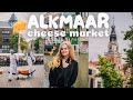 Visiting Alkmaar and it's cheese market 🧀 Netherlands travel vlog & guide