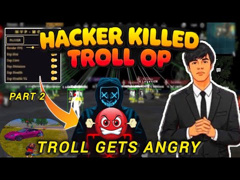 Hacker Killed Troll op 🤬 3 Times 🥶||Troll op Gets Angry 😡|| Troll op #bgmilive #bgmihacker 
