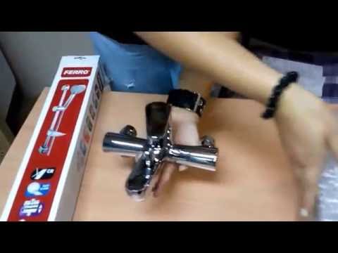Dušo rinkinys Ferro Tutti slankusis chromas (N340) video