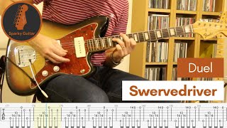 Duel - Swervedriver - Learn to Play! (Guitar cover &amp; Tab)