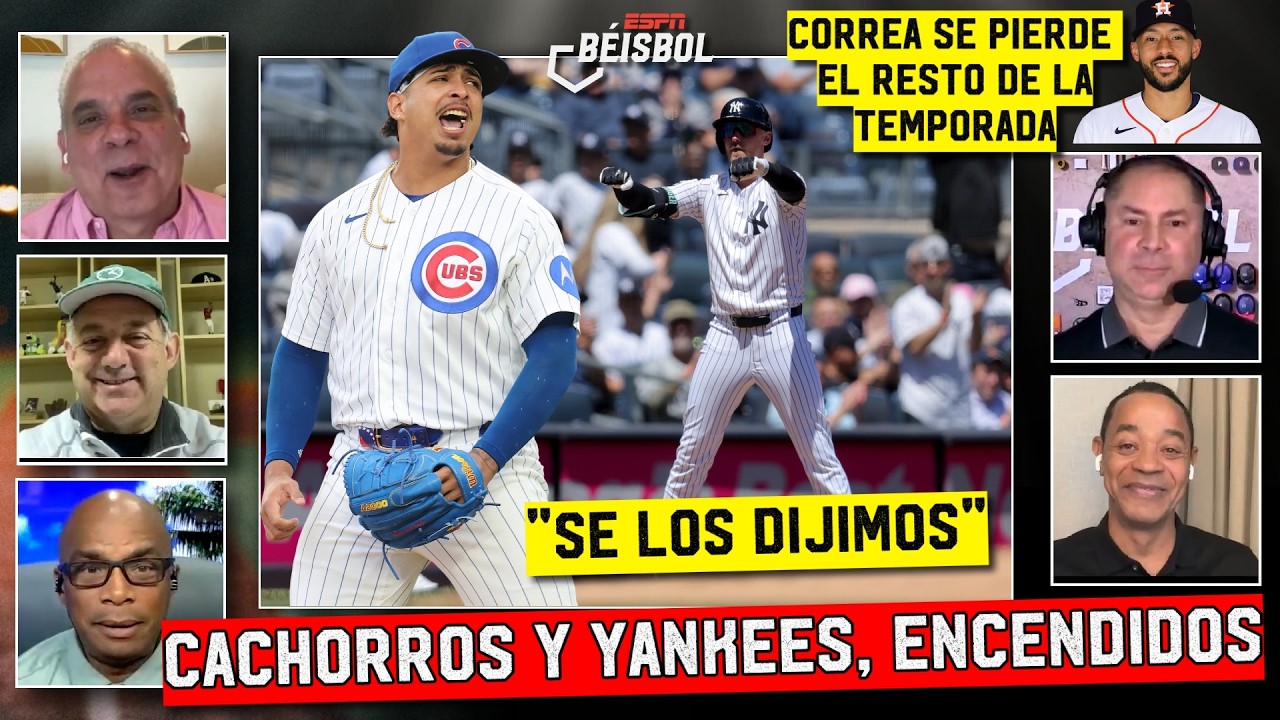 YANKEES y CUBS están QUE ARDEN y NO nos SORPRENDE. FIN a la temporada de Correa | ESPN Béisbol