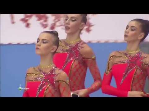 Ukraine 3 Ribbons + 2 Ropes AA 2010 World Championships (HD)