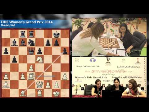 Round 10: L'Ami (ROU) 1/2-1/2 Muminova (UZB)