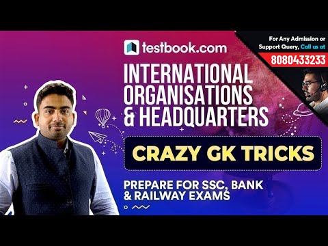😱5 Crazy GK Tricks to Remember International Organisation & Headquarters for All Exams | Static GK Video